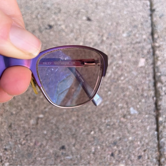 MARCHON NYC Eyeglass Frame Purple East Side Paley 135 49 16 - Picture 10 of 12
